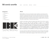 Tablet Screenshot of bksonicworks.com